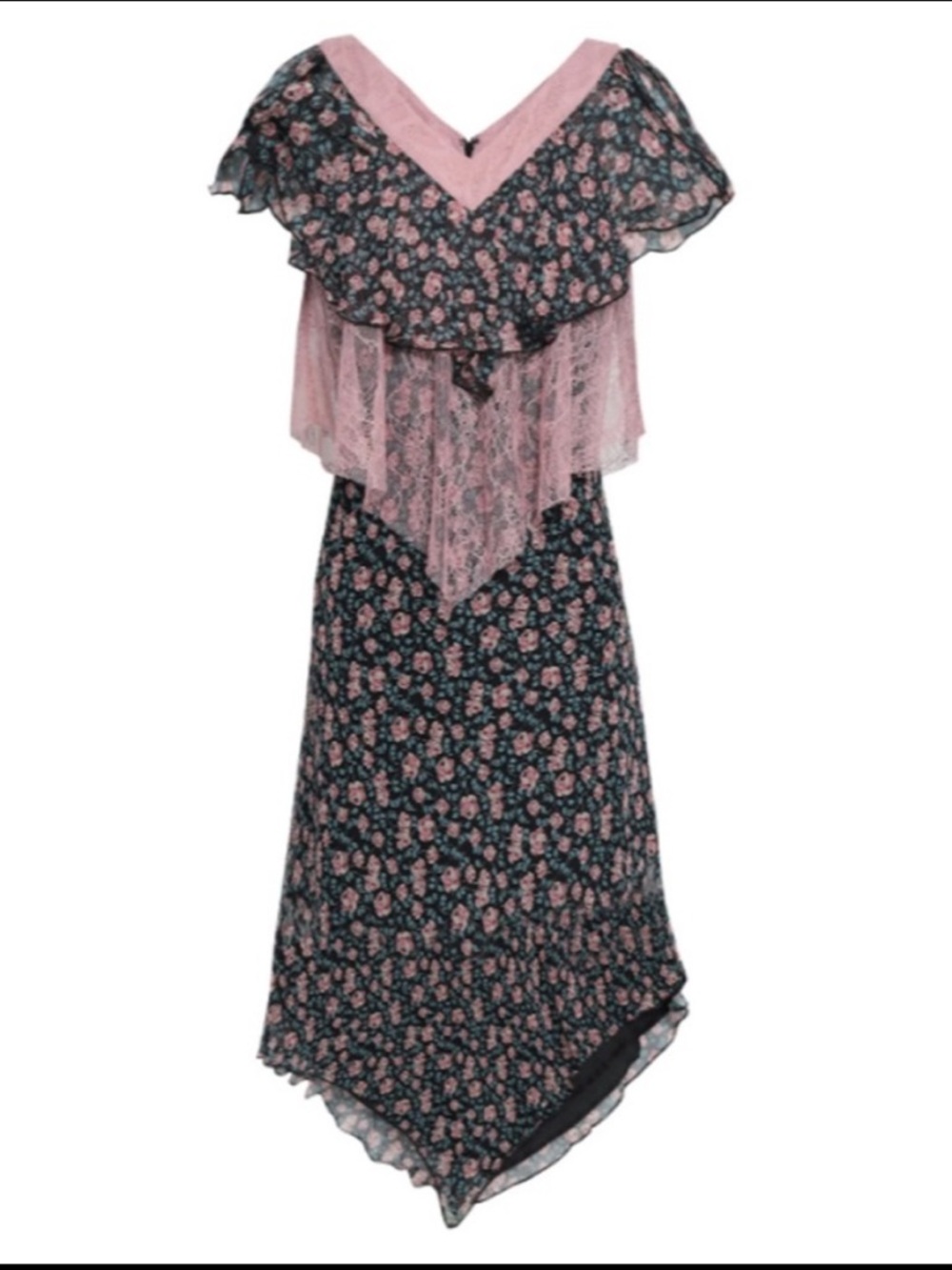 Anna Sui lace floral dress